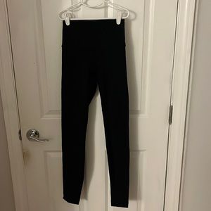 Lululemon high waisted leggings, black, size 4